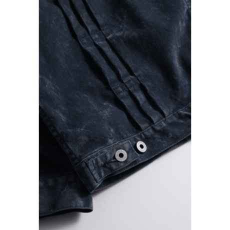 【予約商品】FDMTL FA26JK54R FLOCK LEATHER JACKET RINSE