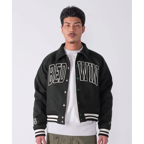 BEDWIN & THE HEARTBREAKERS MELTON AWARD JACKET JERRY