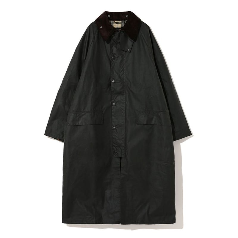 Barbour BURGHLEY / バーレー ワックス コットン ロング コート | MAR