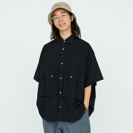 FreshService MICRO TYPEWRITER FLAP POCKET S/S SHIRT