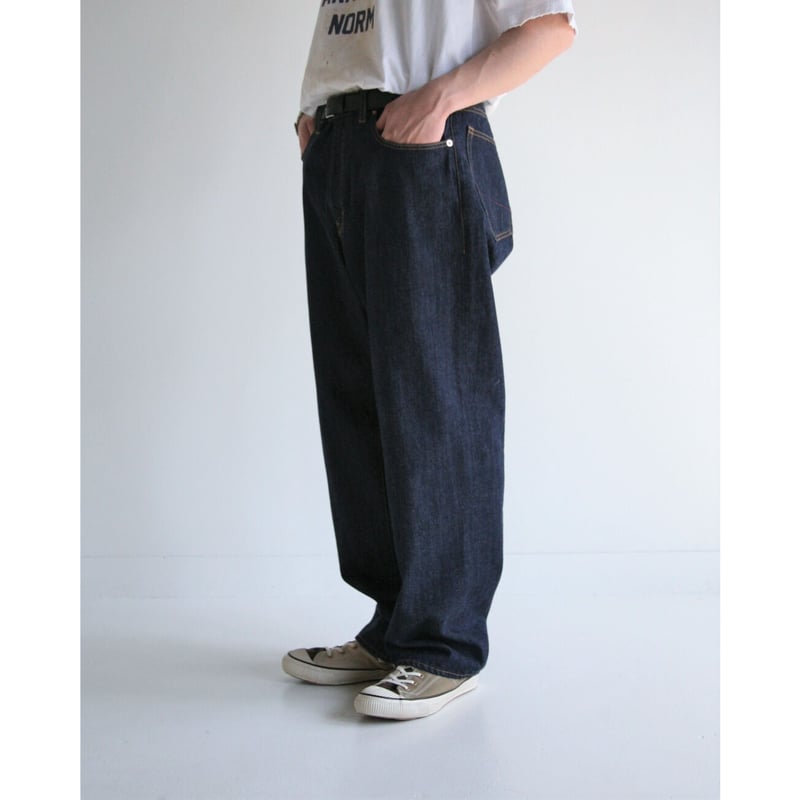 ANACHRONORM 80's WIDE 5P PANTS | MAROON