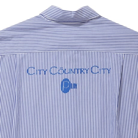CITY COUNTRY CITY COTTON STRIPE SHIRT_PLOY A ARTWORK BY Abu Qadim Haqq_STRIPE#1