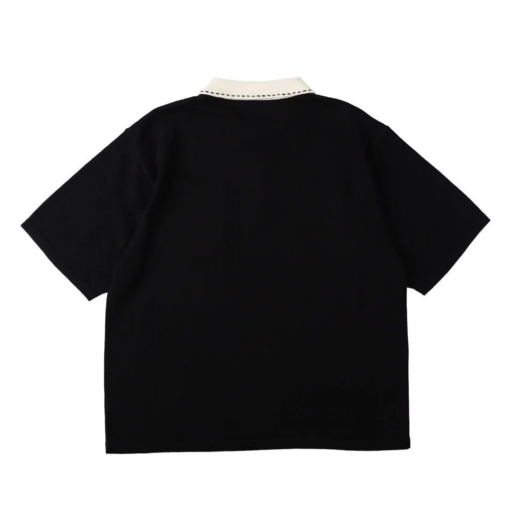 トップス SON OF THE CHEESE Line Polo Knit SON OF THE CHEESE / Line Polo Knit ( WHITE ) |