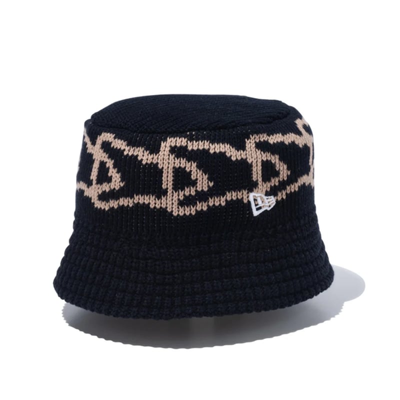 ニットバケット Knit Bucket フラッグ ブラック NEW ERA ニットバケット Knit Bucket フラッグ ブラック | MAROON