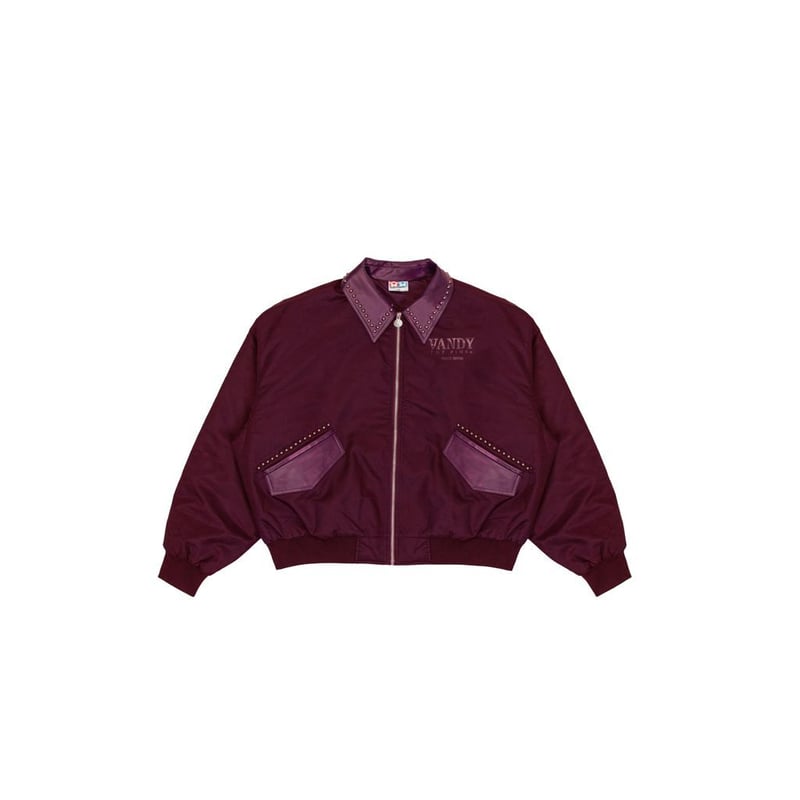 VANDY THE PINK Nylon Bomber jacket | MAROON