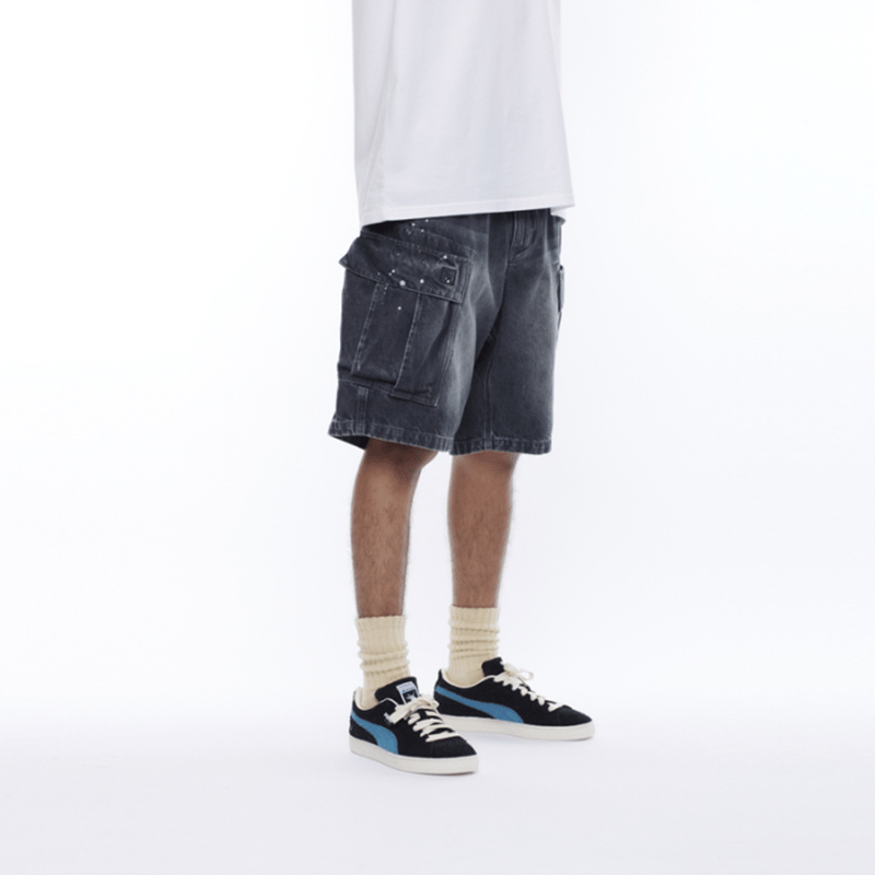【Liberaiders】DENIM 6POCKET SHORTS Liberaiders】DENIM 6POCKET SHORTS / BLACK – TOKIS
