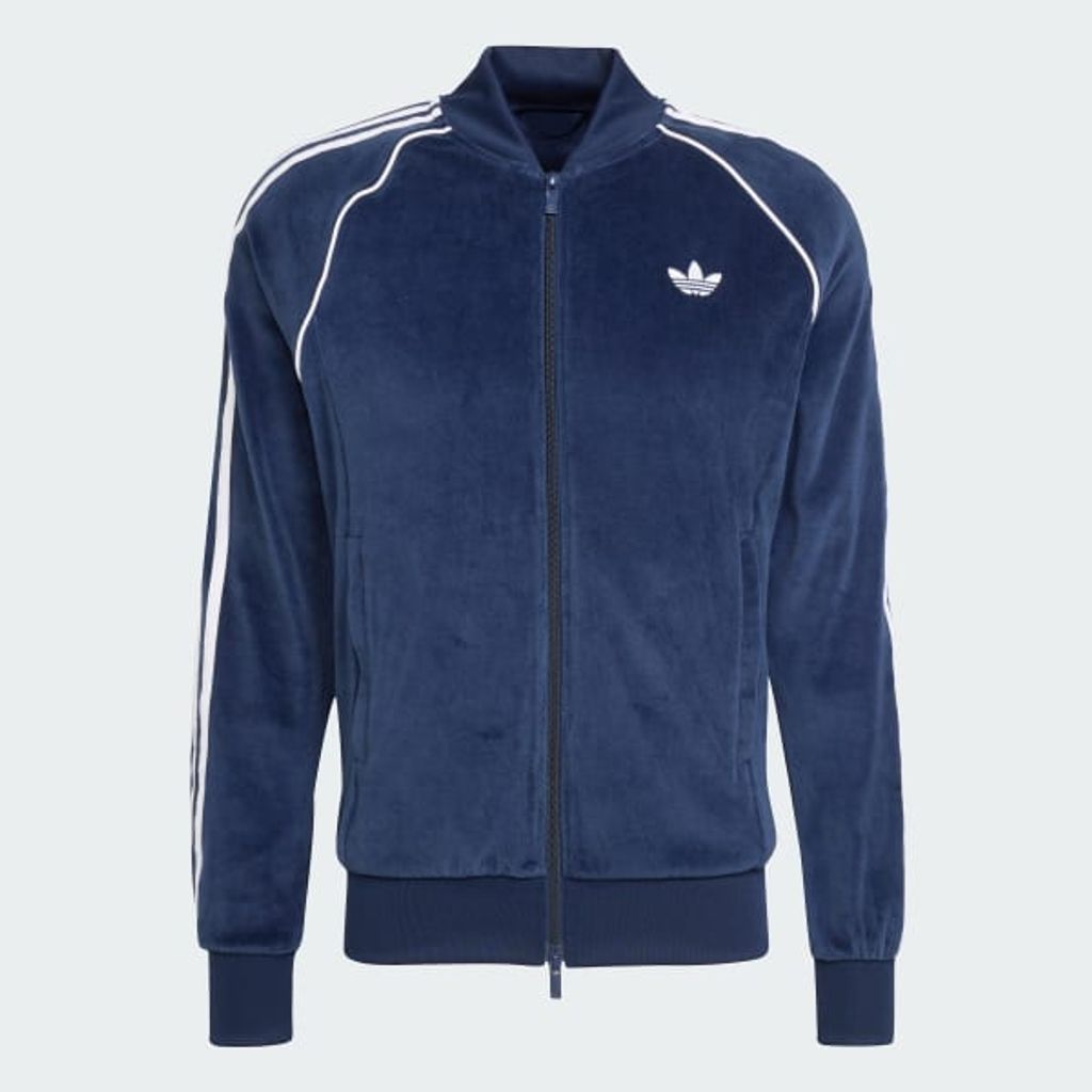 adidas Originals SST アディカラー ベロア トラックトップ | MAROON