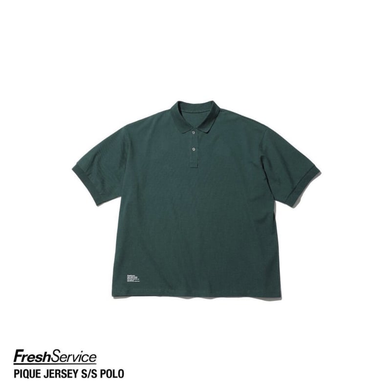 FreshService “PIQUE JERSEY S/S POLO” | MAROON