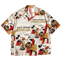 PORTER CLASSIC DISNEY VP / PC ALOHA COLLECTION ALOHA SHIRT / MICKEY & MINNIE