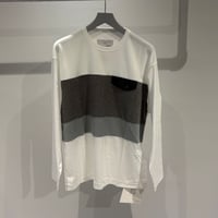 FUMITO GANRYU Fleece Paneled T-shirt