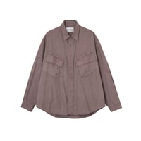 MAGIC STICK WIDE FIT UTILITY SHIRT (FADE RED BEAN)
