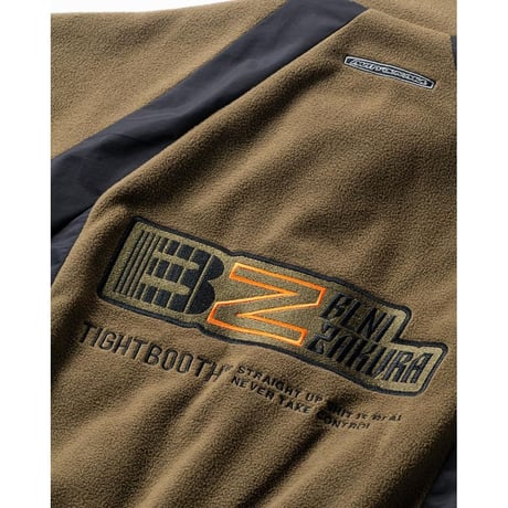 TIGHTBOOTH x 紅桜 NYLON PANEL FLEECE JKT FW25-RC04