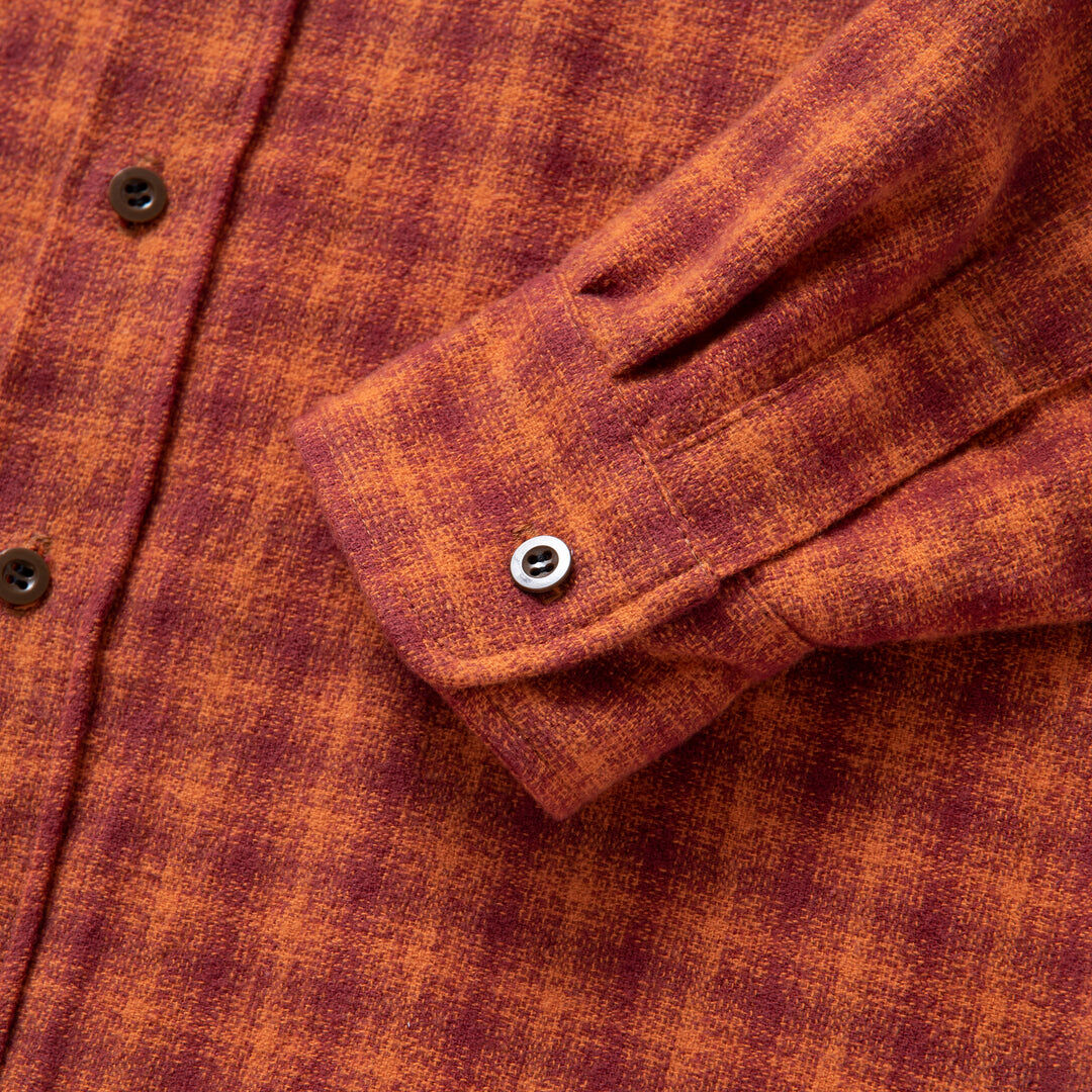 RATS AMUNDSEN CHECK SHIRT | MAROON