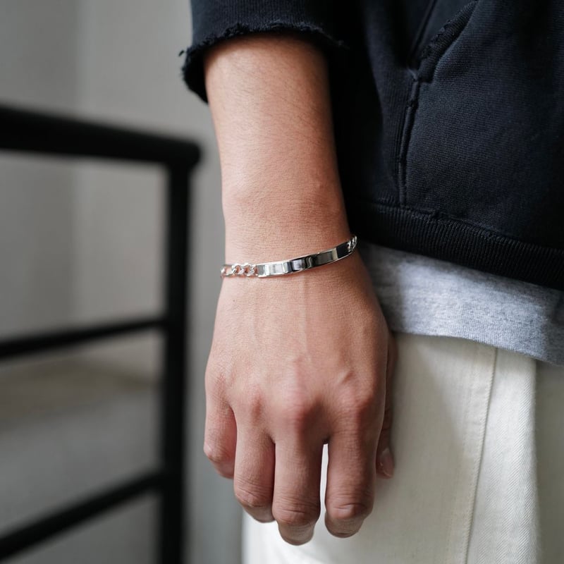 XOLO JEWELRY ID Figaro Link Bracelet 6mm-17cm