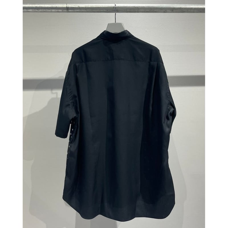 COMME des GARCONS HOMME 水玉柄プリント切り替え 半袖シャツ COMME des GARCONS HOMME 水玉柄プリント切り替え 半袖シャツ