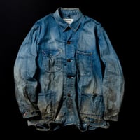 ANACHRONORM DAMAGED LIGHToz BM DENIM COVERALL