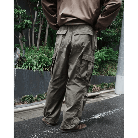 ANACHRONORM FADED CARGO EASY PANTS OLIVE