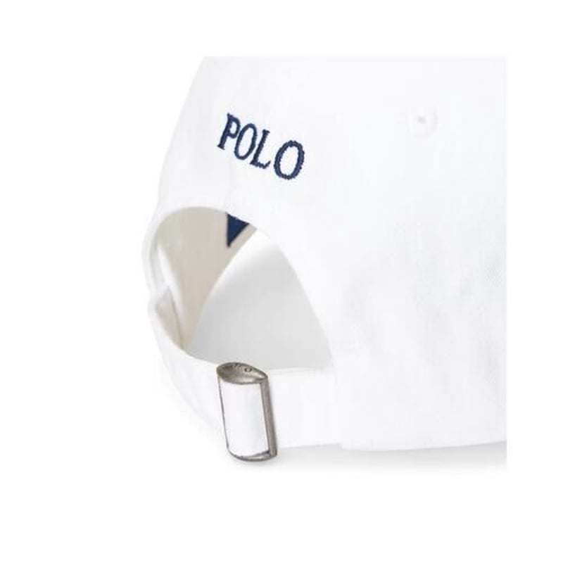 POLO RALPH LAUREN コットン チノ ベースボール キャップ（WHITE） |