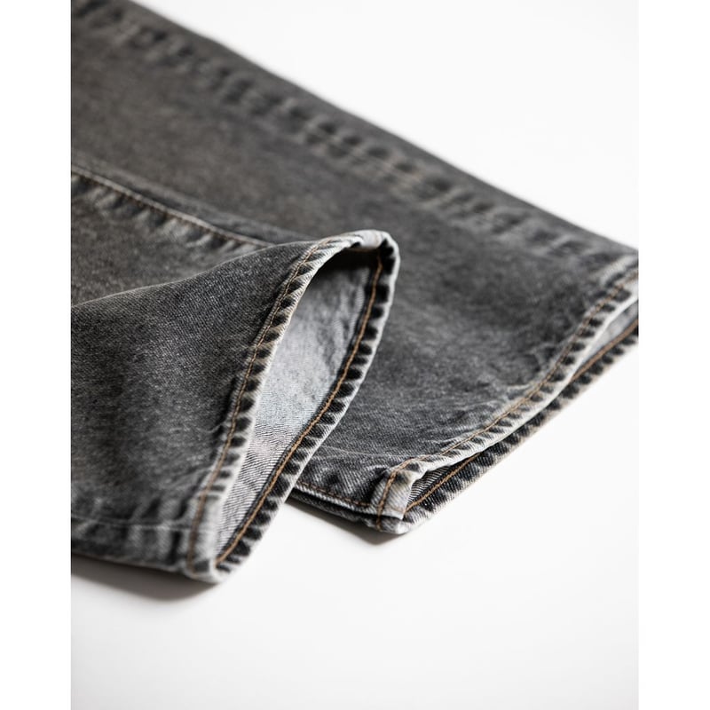 ANACHRONORM REGULAR TAPERED WASHED 5P BLACK DE