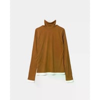 beautiful people flip washable wool jersey high neck top