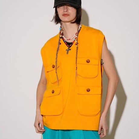 AMBERGLEAM × VOO Fisherman Knit Vest