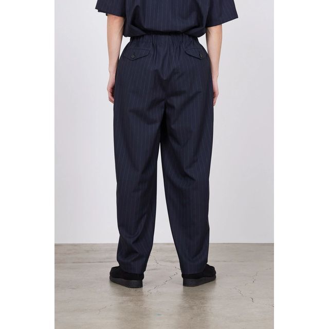 marka マーカ COCOON FIT EASY PANTS marka(マーカ) - COCOON FIT EASY PANTS WOOL SILK STRIPE – Area