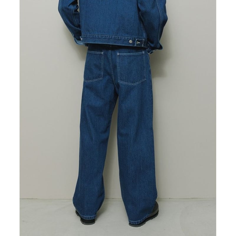 BAL 12OZ STRAIGHT LEG 5P WASHED JEAN | MAROON