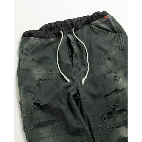 ANACHRONORM AN386-D REMAKED DOUBLE KNEE DUCK PAINTER PANTS
