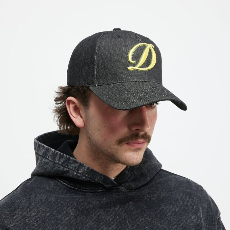 Dime Cursive D Full Fit Cap | MAROON