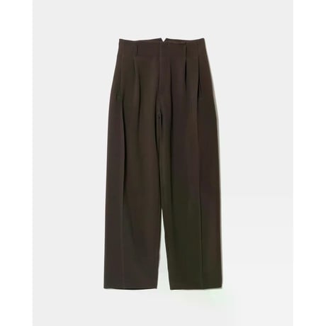 beautiful people triacetate double cloth side 2tuck pants