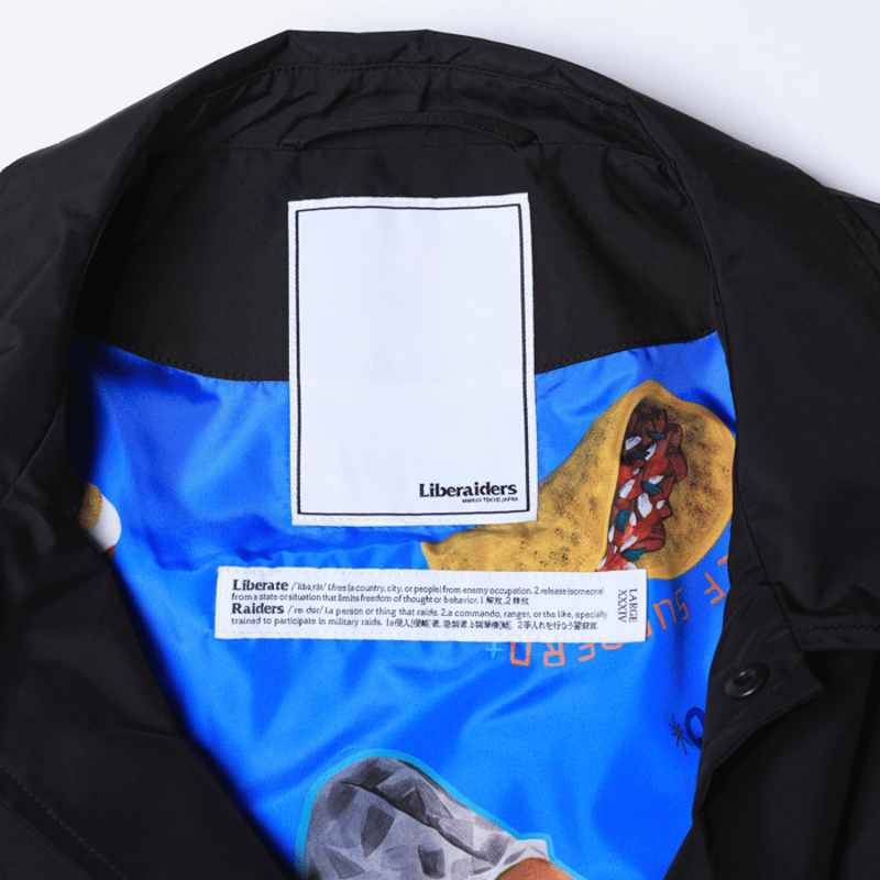 Liberaiders OG LOGO COACH JACKET | MAROON
