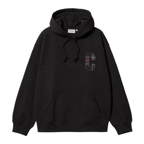 CARHARTT WIP HOODED WILES SWEATSHIRT -  Black