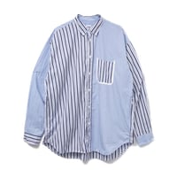 BEDWIN & THE HEARTBREAKERS L/S STRIPE BIG SHIRT "EWAN"
