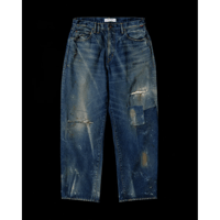 ANACHRONORM CONTEXT-003N-R1 REMAKED 80's WIDE 5P DENIM PANTS
