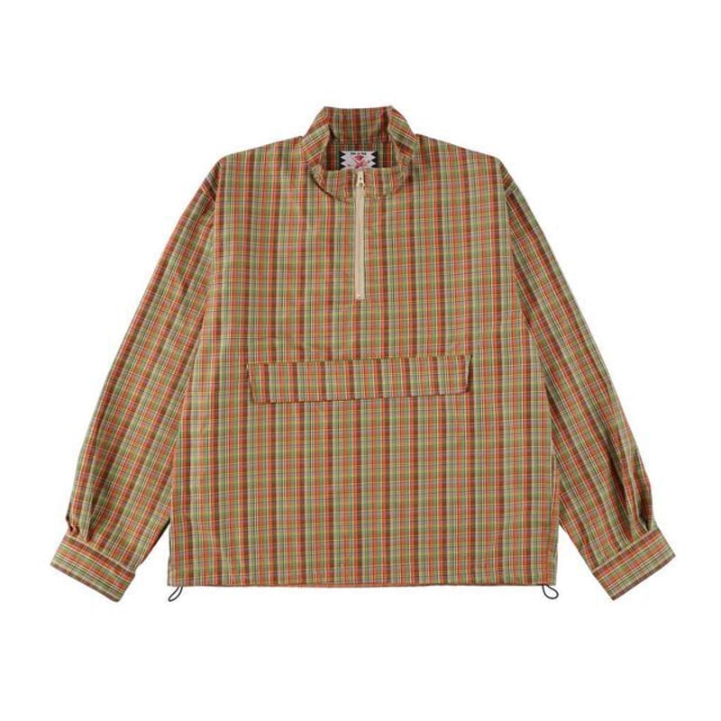 SON OF THE CHEESE Traditional Check Jkt | MAROON