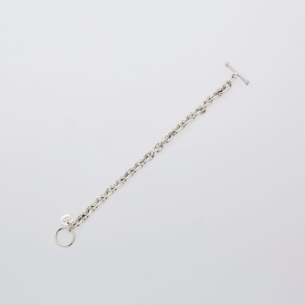 XOLO JEWELRY Oval Link Bracelet 7mm 19cm | MAROON