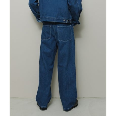 BAL 12OZ STRAIGHT LEG 5P WASHED JEAN