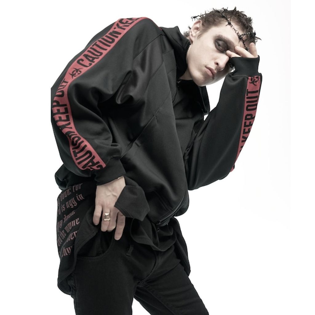 beauty:beast DOLMAN SLEEVE “CAUTION KEEP OUT” T