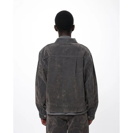 marka Velvet-Flocked Organic Cotton Denim / Canadian Military Work Jacket