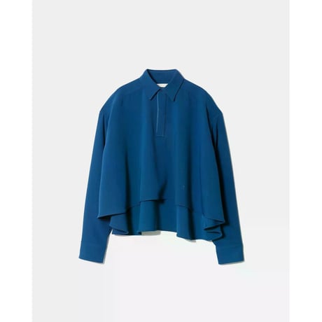 beautiful people triacetate double cloth tailcoat shirt