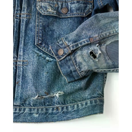 ANACHRONORM  REMAKED DOUBLE POCKET DENIM JACKET INDIGO