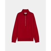 marka  Super 100s Washable Wool Jersey / Half-Zip Stand