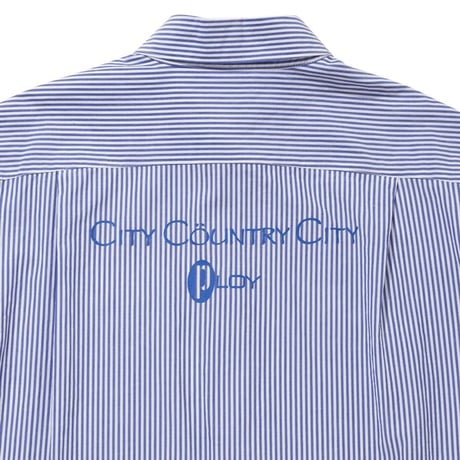 CITY COUNTRY CITY COTTON STRIPE SHIRT_PLOY A ARTWORK BY Abu Qadim Haqq_STRIPE#2