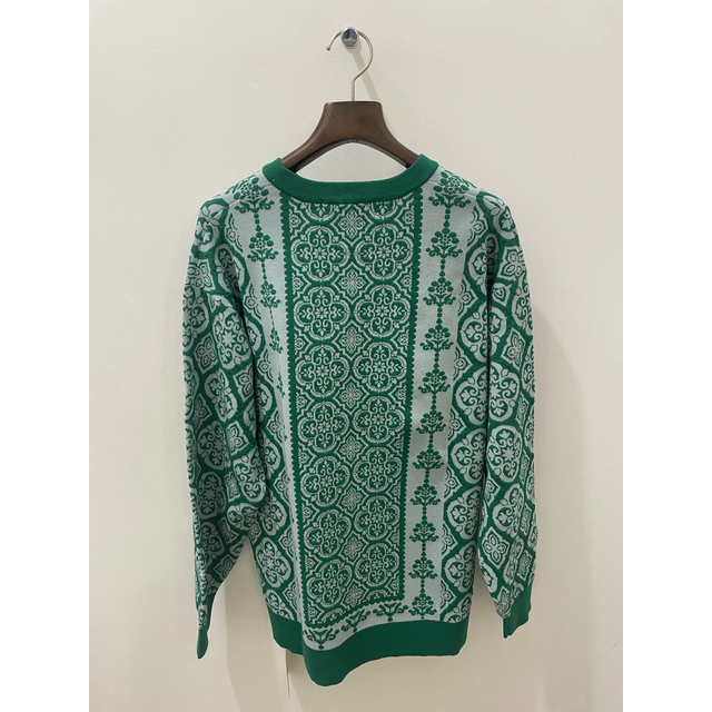 THOMAS MAGPIE damask knit トーマスマグパイ ニット | MAROON THOMAS MAGPIE damask knit トーマスマグパイ ニット | MAROON