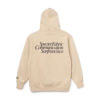 SPECTER FABRIC COMMUNICATION Sanfrancisco HOODIE （Sand）