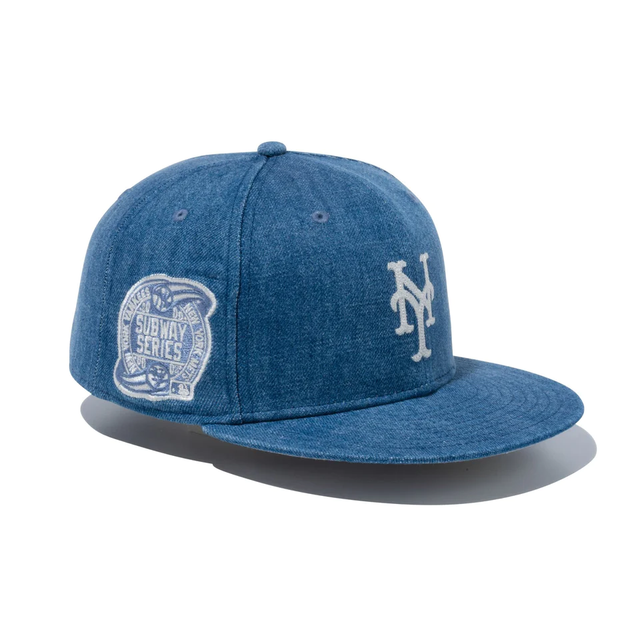 激レア　ニューエラニューヨークメッツ　ネット完売品　SUBWAY SERIES NEW ERA 59FIFTY Denim ニューヨーク・メッツ Subway Series
