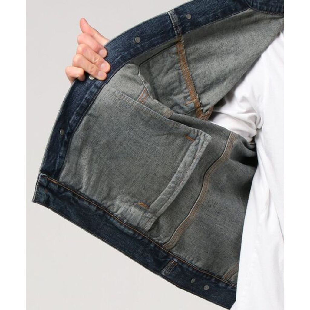 POLO RALPH LAUREN フェイデッド デニム トラッカー ジャケット | MAROON