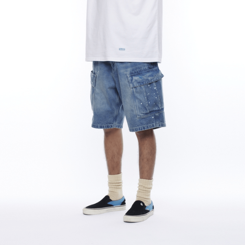 【Liberaiders】DENIM 6POCKET SHORTS Liberaiders DENIM 6POCKET SHORTS | MAROON