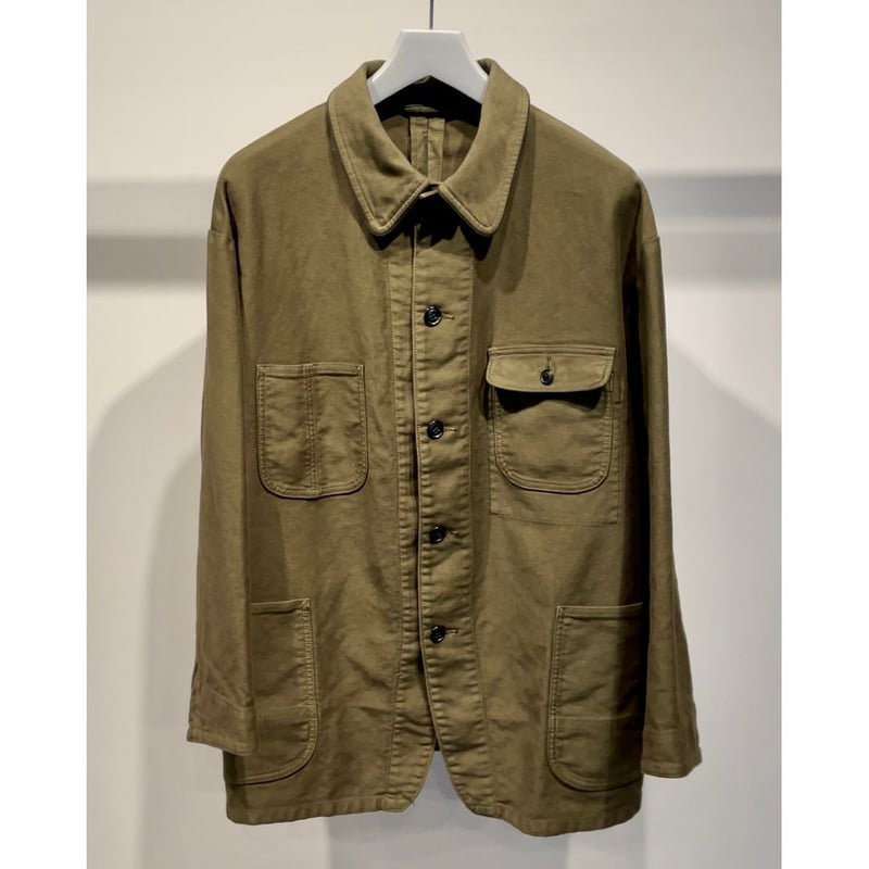 PORTER CLASSIC MOLESKIN COVERALL JACKET | MAROON PORTER CLASSIC MOLESKIN COVERALL JACKET | MAROON
