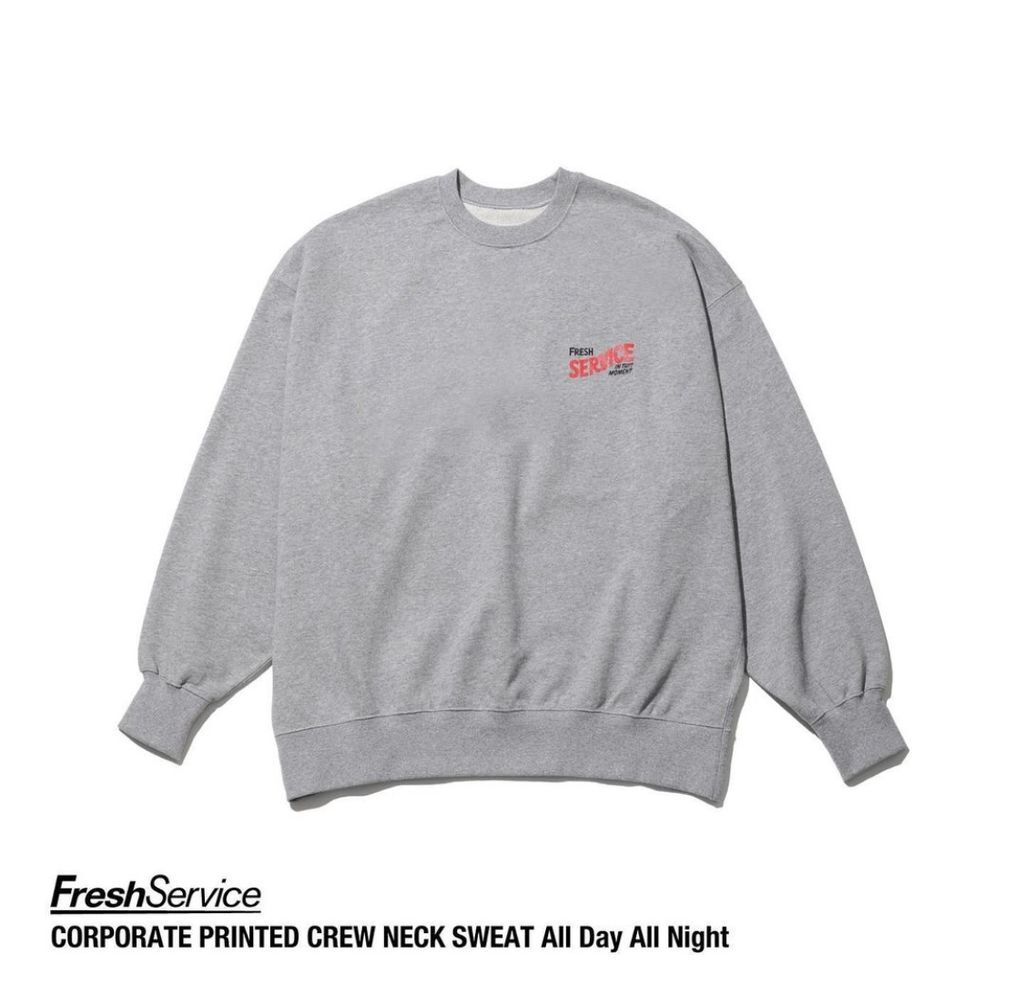 FreshService CORPORATE PRINTED CREW NECK SWEAT